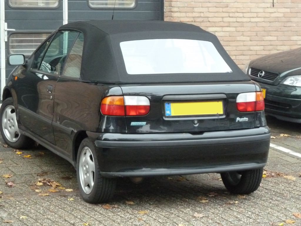 Softtop Fiat Punto Sonnenland A5 zwart | Cabrio Care