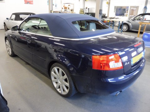 Audi A4, softtop Sonnenland A5 blauw (2)