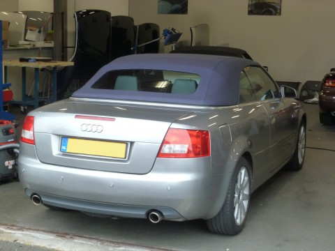 Audi A4, softtop Twillfast blauw (3)