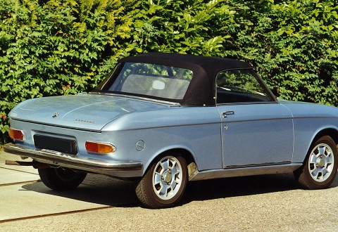 Peugeot 204 softtop Sonnenland A5 zwart