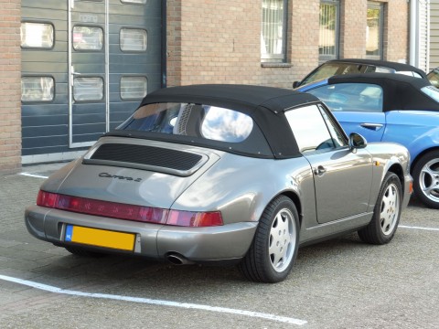 Porsche 964 softtop Sonnenland Classic zwart (4)