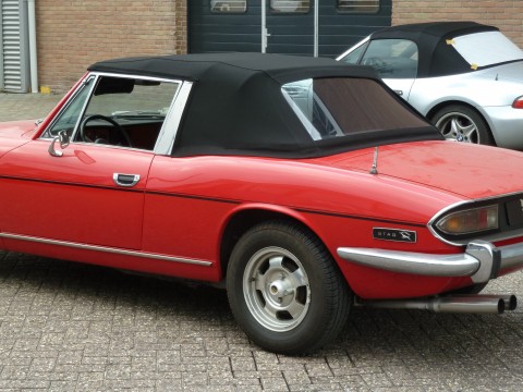 Triumph Stag, softtop Stayfast zwart (3)