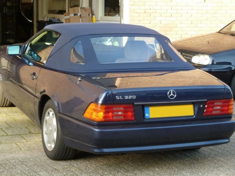 Afdekhoes (maathoes) Mercedes SL R129 blauw