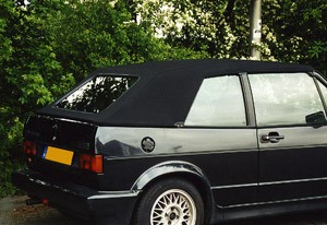 Cabriokap VW Golf I Sonnenland A5.0 zwart