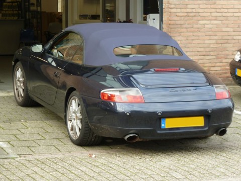 Afdekhoes (maathoes) Porsche 996 & 997 blauw