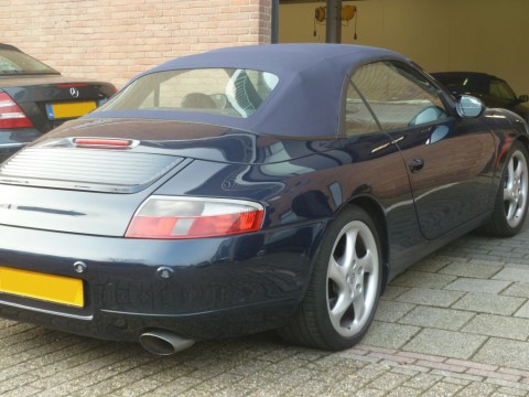 Afdekhoes (maathoes) Porsche 996 & 997 blauw