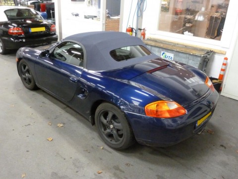 Afdekhoes (maathoes) Porsche Boxster 986 987 blauw