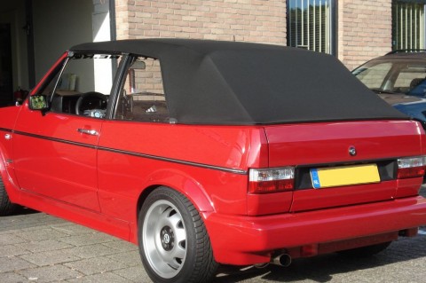 Afdekhoes (maathoes) VW Golf Mk1 rood