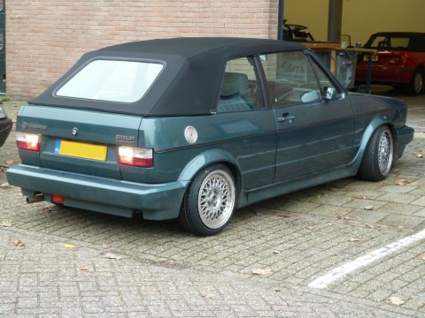 Afdekhoes (maathoes) VW Golf Mk1 groen