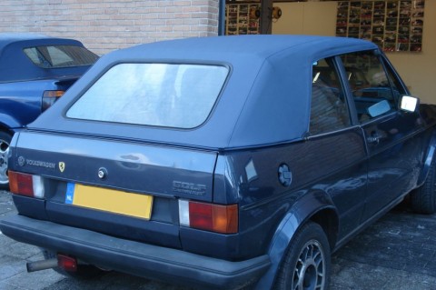 Afdekhoes (maathoes) VW Golf Mk1 blauw