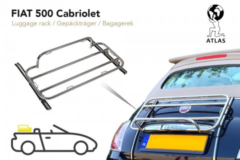 2e kans! Fiat 500c Bagagerek Chrome