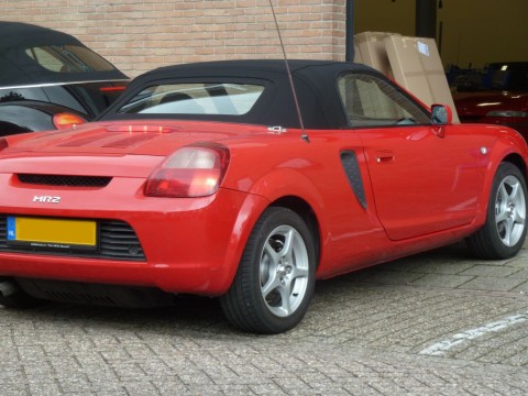 Softtop Toyota MR2 stof zwart, glazen verw. ruit