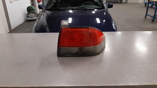 Achterlicht Saab + rechterbuitenspiegel