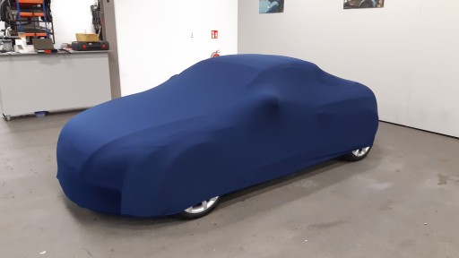 Auto afdekhoes stretch binnengebruik S blauw