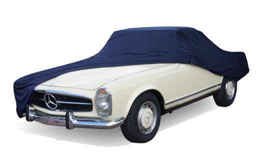 Afdekhoes (maathoes) Mercedes SL W113 blauw