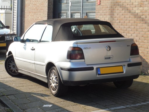 Cabriokap VW Golf IV Trilogy zwart