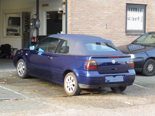 Cabriokap VW Golf IV Trilogy blauw