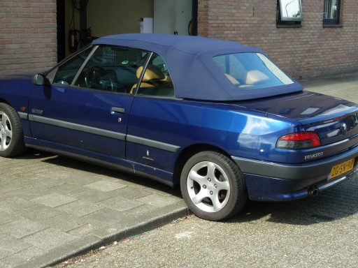 Cabriokap Peugeot 306 Sonnenland A5 blauw