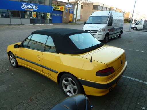 Cabriokap Peugeot 306 Sonnenland A5 zwart