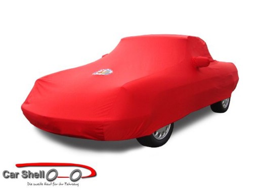 Afdekhoes (maathoes) Alfa Romeo Spider 70-93 rood