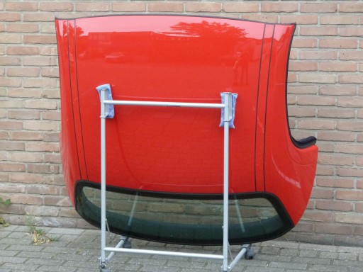Hardtop Porsche Boxster 987 rood