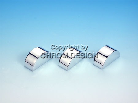 Knopjes voor regelschuiven ventilator (verchroomd)