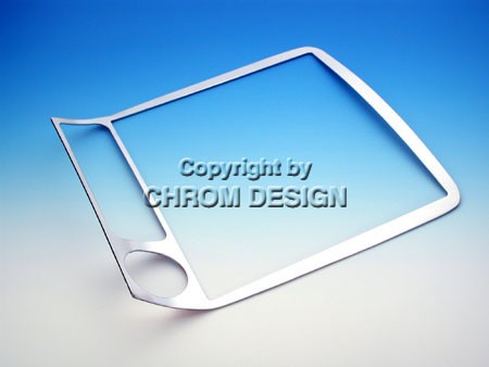 Omranding middenconsole (verchroomd)