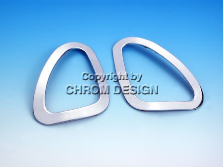 Omrandingen ventilatieroosters (verchroomd)