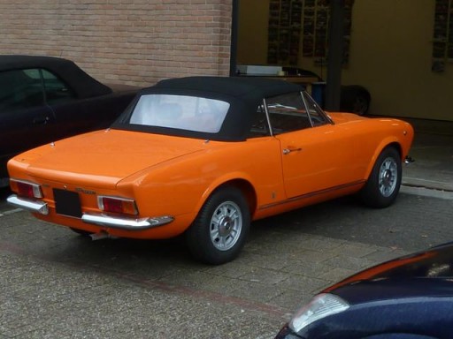 Softtop Fiat 124 Spider CS1 zwart Sonnenland