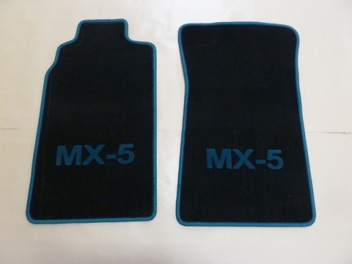 Vloermatten Mazda MX-5 NA/NB zwart/groen