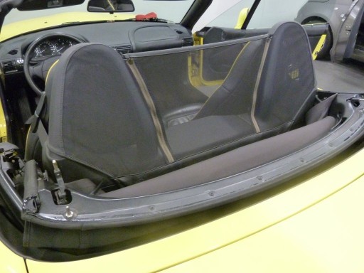 Windscherm BMW Z3 origineel voor rolbeugel