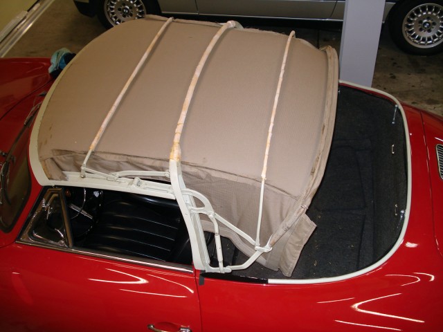 Cabriokapframe Porsche 356C