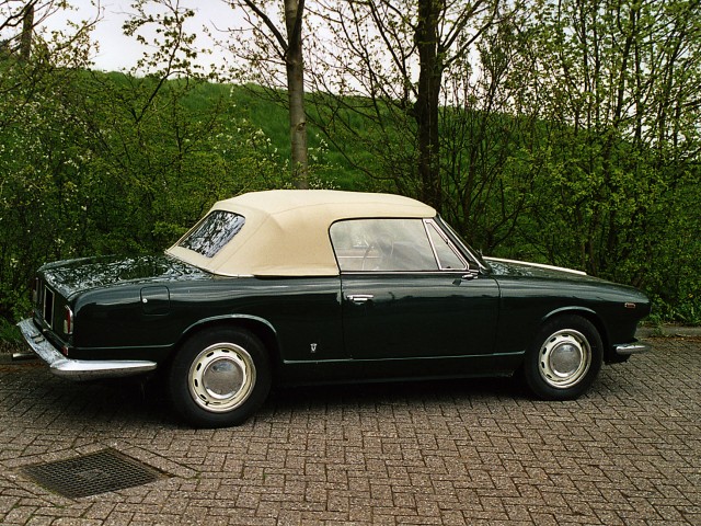 Lancia Flavia Cabriolet, cabriokap Sonnenland Classic beige