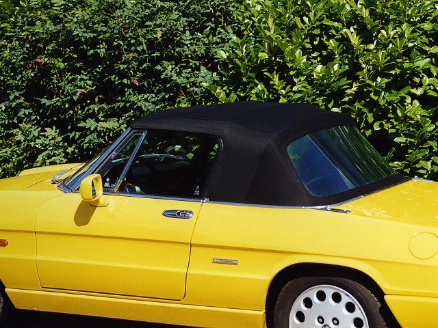 Alfa Romeo Spider 1992 / Softtop Twillfast zwart