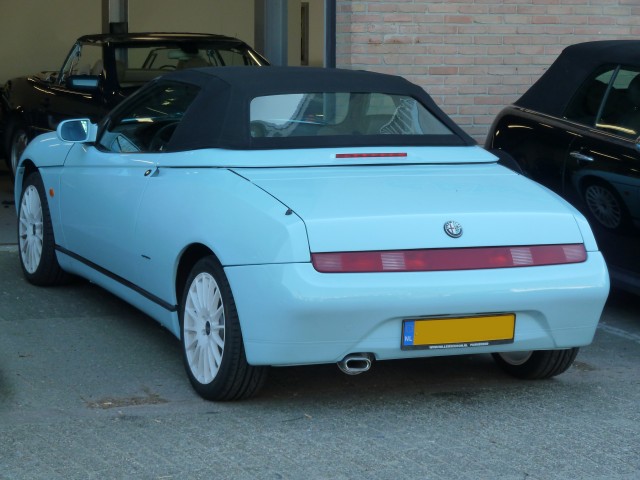 Alfa Romeo 916, softtop Stayfast zwart (5)