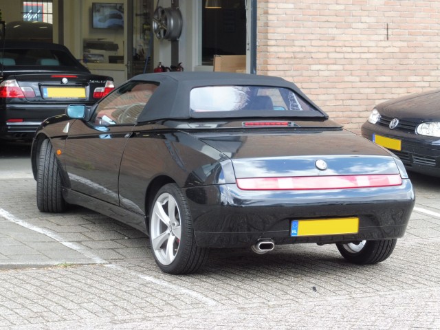 Alfa Romeo 916 softtop Stayfast zwart (5)