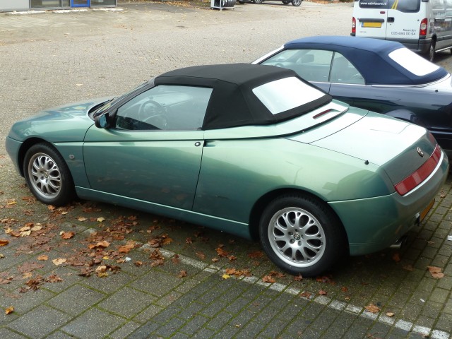 Alfa Romeo 916, softtop Stayfast zwart (6)