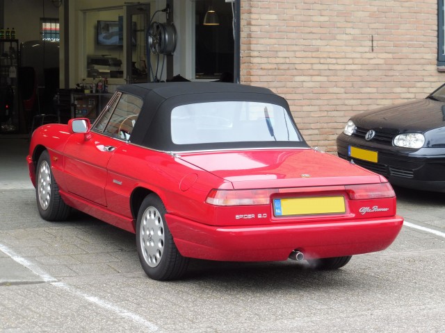 Alfa Romeo Spider softtop Sonnenland A5 zwart (10)