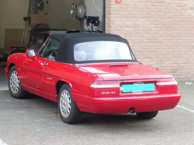 Alfa Romeo Spider softtop Sonnenland A5 zwart (11)