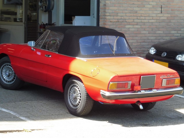 Alfa Romeo Spider softtop Sonnenland A5 zwart (12)