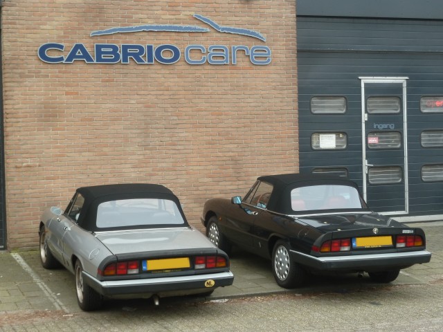 Alfa Romeo Spider, softtop Sonnenland A5 zwart (15)