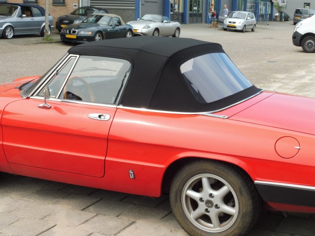 Alfa Romeo Spider softtop Sonnenland A5 zwart (20)