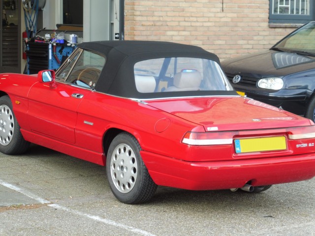 Alfa Romeo Spider softtop Sonnenland A5 zwart (8)