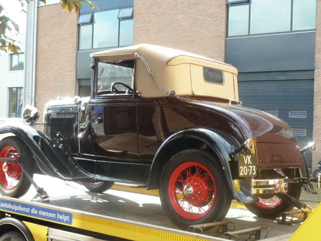 Ford model A, 1929, softtop Stayfast beige