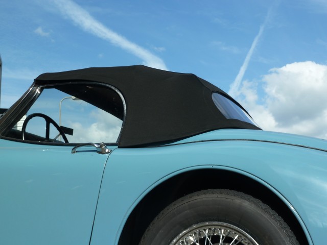Jaguar XK 150 Roadster, softtop Sonnenland Classic zwart, geheel waterdicht volgens eigenaar!