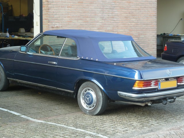 Mercedes, cabriokap Sonnenland Classic blauw