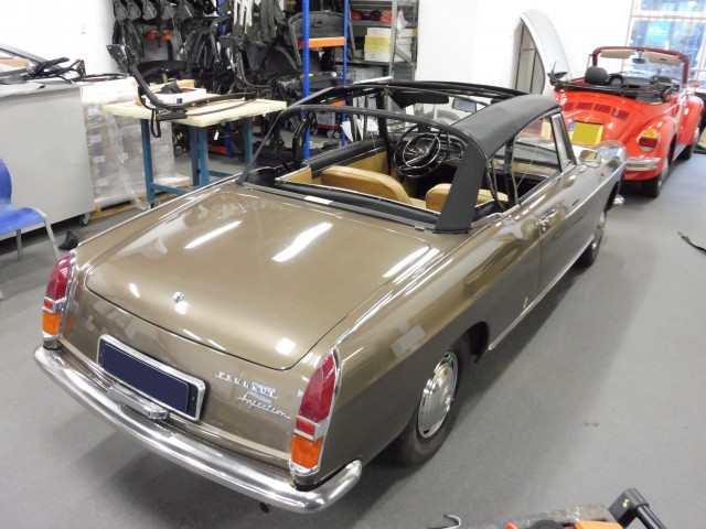 Cabriokapframe Peugeot 404 cabriolet