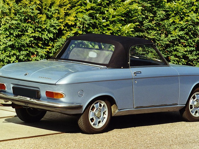 Peugeot 204 softtop Sonnenland A5 zwart