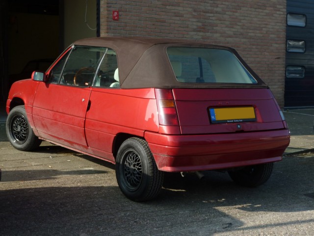 Renault 5 EBS, softtop Sonnenland Classic bruin